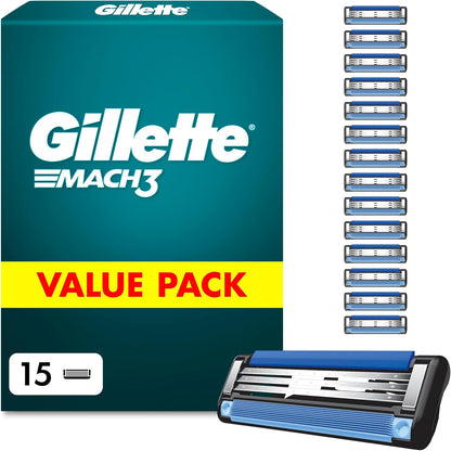 289802 - GILLETTE Brisqe rroje Mach 3 për meshkuj, pako me 15 copë
