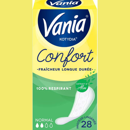 322175 - VANIA, Mbrojtëse ditore Normal Comfort me aromë aloe - 28 copë
