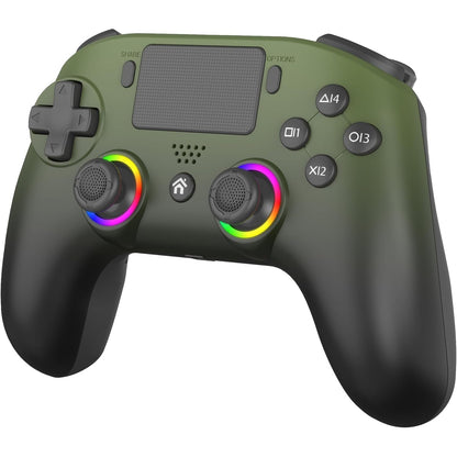 295711 - SUBSONIC Kontrollues pa tel për PS5 - Green me levë kontrolli dhe LED të programueshëm - Dridhje dhe reagim haptik - Pajtueshëm me PlayStation 5 dhe PC