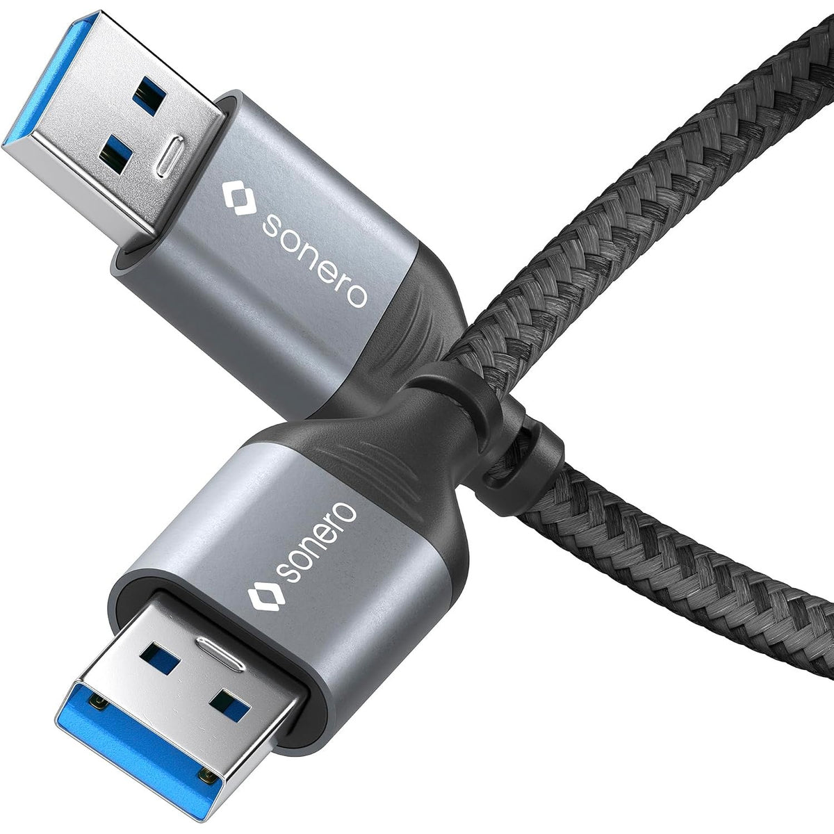 309329 - sonero Kabllo të dhënash USB-A në USB-A, Kabllo lidhjeje USB 3.0, 5GB/s, 0.5m