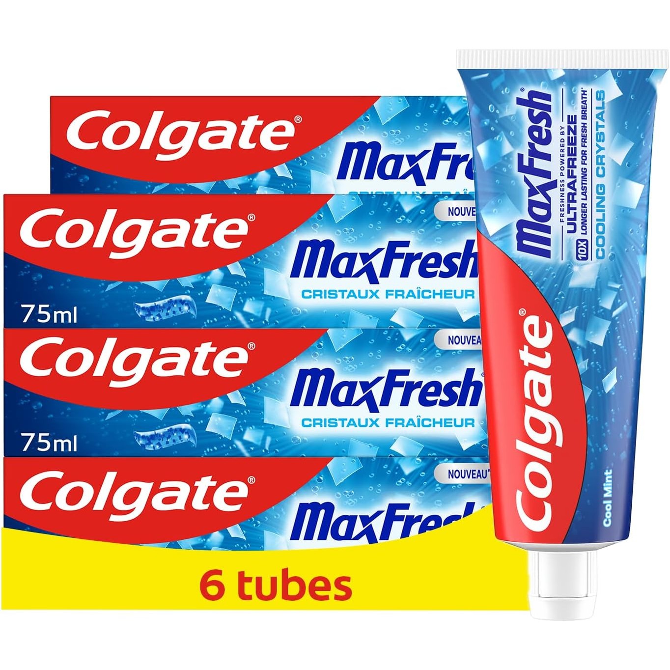 271717 - COLGATE Pastë dhëmbësh Max Fresh, 6x75 ml, freskuese, mbrojtje kundër kariesit