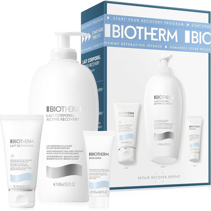296839 - BIOTHERM Set rutinë intensive Lait Corporel (Lait Corporel 400ml, Lait de Douche 200ml, Biomains Handcreme 50ml), set hidratues për kujdesin e trupit