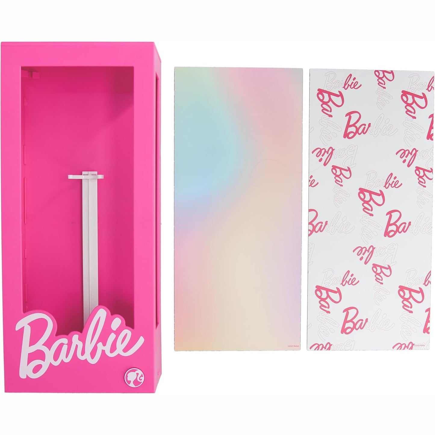 218162 - Paladone Vitrinë për kukulla Barbie me dritë, 34 cm (13") e lartë