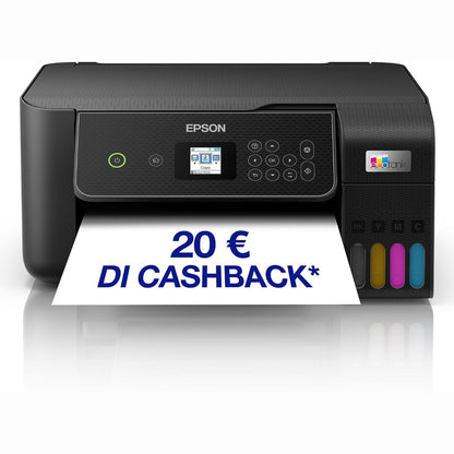 305018 - EPSON ECOTANK ET-2870 PRINTER ME DEPOZITË BOJE, WIFI, A4, PRINTIM, FOTOKOPJIM, SKANIM, EKRAN LCD 3.7 CM, PËRFSHIHET BOJË DERI NË 3 VJET