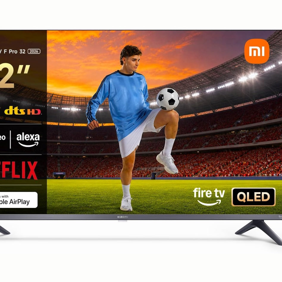267613 - XIAOMI TV F Pro 32, 32 inç (81 cm), QLED, Smart TV, Fire OS 7, Akordues i trefishtë DVB-C/S/S2/T/T2, Dolby Audio™, DTS Virtual:X, Kontroll zanor me Alexa