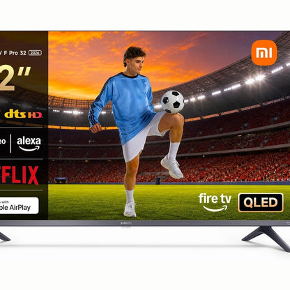 267613 - XIAOMI TV F Pro 32, 32 inç (81 cm), QLED, Smart TV, Fire OS 7, Akordues i trefishtë DVB-C/S/S2/T/T2, Dolby Audio™, DTS Virtual:X, Kontroll zanor me Alexa