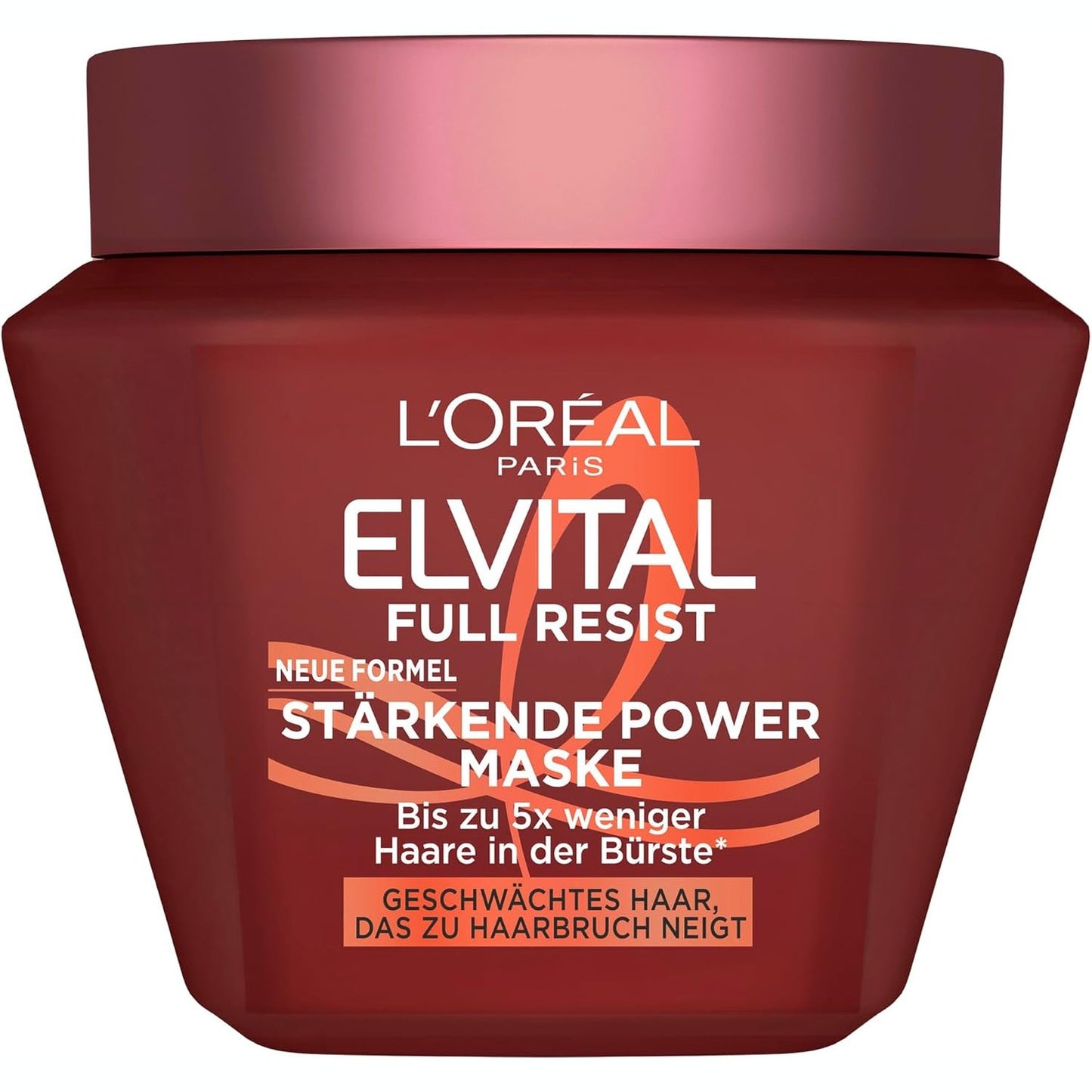 318996 - L'ORÉAL PARIS Elvital Full Resist Maskë Flokësh me Aminexil dhe Biotinë, 300 ml
