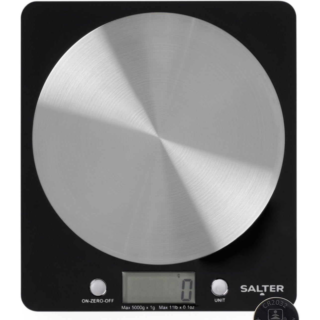 215412 - SALTER Peshore Dixhitale Kuzhine, peshoni ushqim 5000g + lëngje në ml dhe fl. Oz.