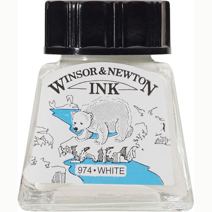 277245 - WINSOR & NEWTON Bojë Vizatimi 14ml Shishe 702 e Bardhë Seria 1