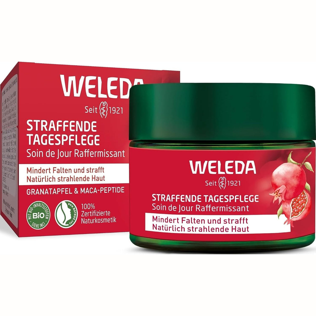 298311 - WELEDA Krem natyral kundër plakjes për fytyrën, 40 ml, me vaj farash shege dhe peptide maka