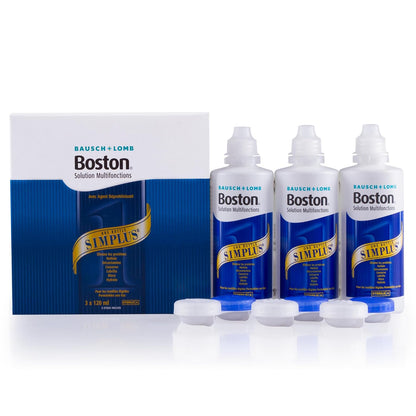 316673 - BOSTON Tretësirë për lente kontakti të ngurta Simplus, Kapacitet: 3 x 120 ml