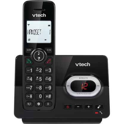 309968 - VTECH Telefon pa tel CS2050, Sekretari telefonike, Modaliteti Eco+, Telefon për të moshuar, Bllokim thirrjesh, Funksion pa duar, Butona të mëdhenj, Ekran 1 rresht, Ngjyrë e zezë