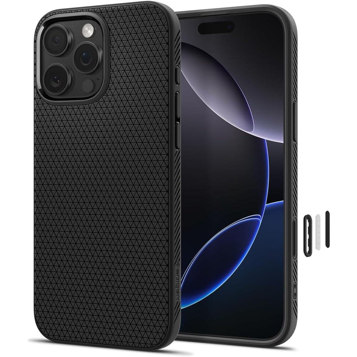 320165 - MBËSHTJELLËSE SPIGEN PËR IPHONE 16 PRO MAX, Liquid Air T MagFit, [Butoni i Kontrollit të Kamerës] 6.9 Inç - E zezë mat