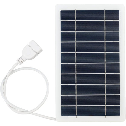 274357 - Panel diellor portativ, 5V, 2W, me port USB, karikues diellor me bateri për telefona, aktivitete në natyrë, kamping, ecje në natyrë