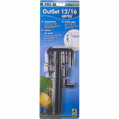 223935 - JBL OutSet Spray 60157 Set për kthimin e ujit me grykë dhe tub spërkatës 2 pjesë për akuariume, CristalProfi e401-901
