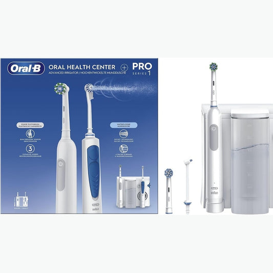 335825 - ORAL-B Pastrues dhëmbësh me ujë, 1 grykë, furçë dhëmbësh elektrike Pro1, 2 koka