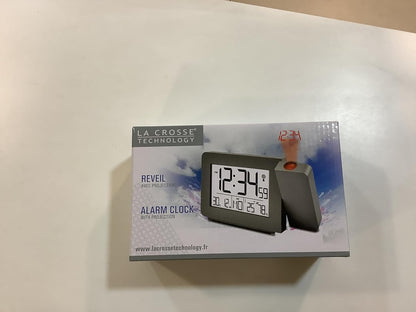 255623 - LA CROSSE TECHNOLOGY Orë alarmi me radio WT522, projektim, Argjendtë, Gri, 167.9 x 99 x 38.5 mm