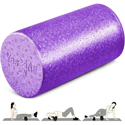 275851 - YES4ALL Rul Shkumë i Rrumbullakët EPP me Dendësi të Lartë, Rul Stërvitjeje për Joga, Pilates dhe Shtrirje – 30, 45, 60, 90 cm