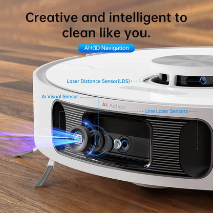 94050 - DREAME L10s Ultra + Robot Fshesë me Korrent, me Stacion Zbrazjeje Automatike