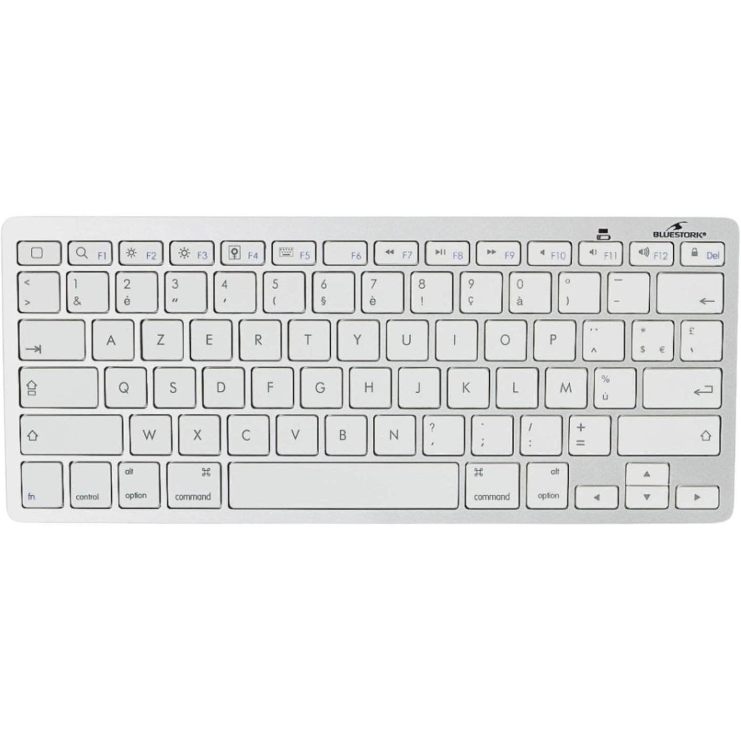 276800 - BLUESTORK Tastierë Bluetooth pa tel për Mac, MacBook Pro, Air, Mini, iMac, iPad Air 4/3, iPad Pro 12.9/11, Mini, iPhone - Mini French AZERTY, Kompakte, Ultra e Hollë, e Lehtë, e Heshtur