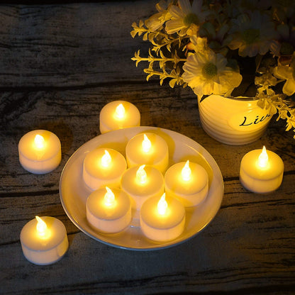 186458 - QIRINJ LED - Qirinj çaji me dritë LED, Pako Prej 22 Copë, Pa Flakë, Mekanizëm Punues me Bateri, Përshtatshëm për Festime Sezonale dhe Festive, Kohëzgjatje e Dritës mbi 100 Orë