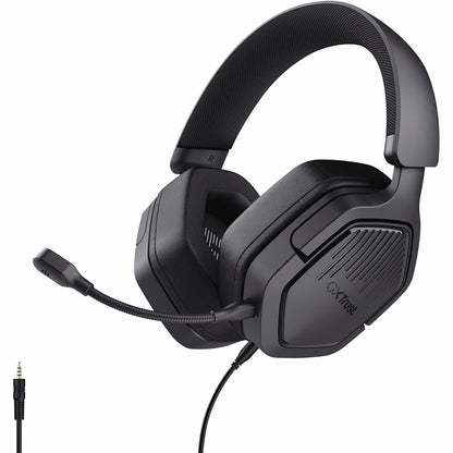 266650 - GXTRUST Kufje për Lojëra 1492 Ravox për PS5, PS4, Switch, PC, Xbox, Celular, Jack 3.5 mm, Drajverë 50 mm, Shirit Koke i Mbushur, Kufje që Anohen, Mikrofon të Lëvizshëm, të Zeza