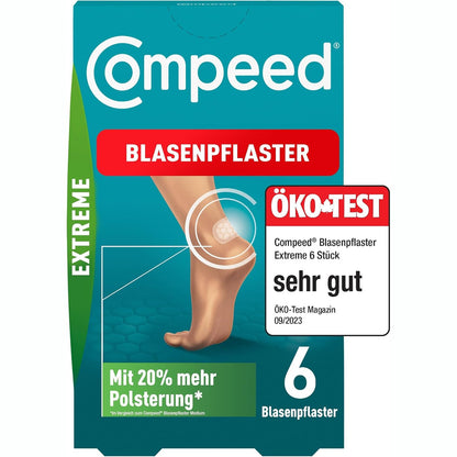 297715 - COMPEED Fasha Extreme për Flluska - 6x Fasha Hidrokolloide me Mbushje Ekstra