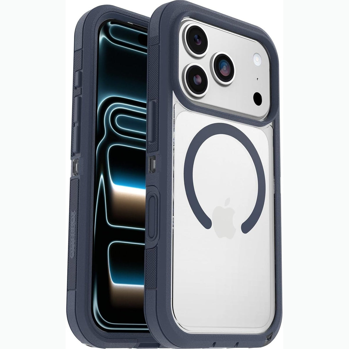 305219 - Otterbox Mbrojtëse Coque Defender Pro XT MagSafe për iPhone 17 Pro, Transparente/Blu