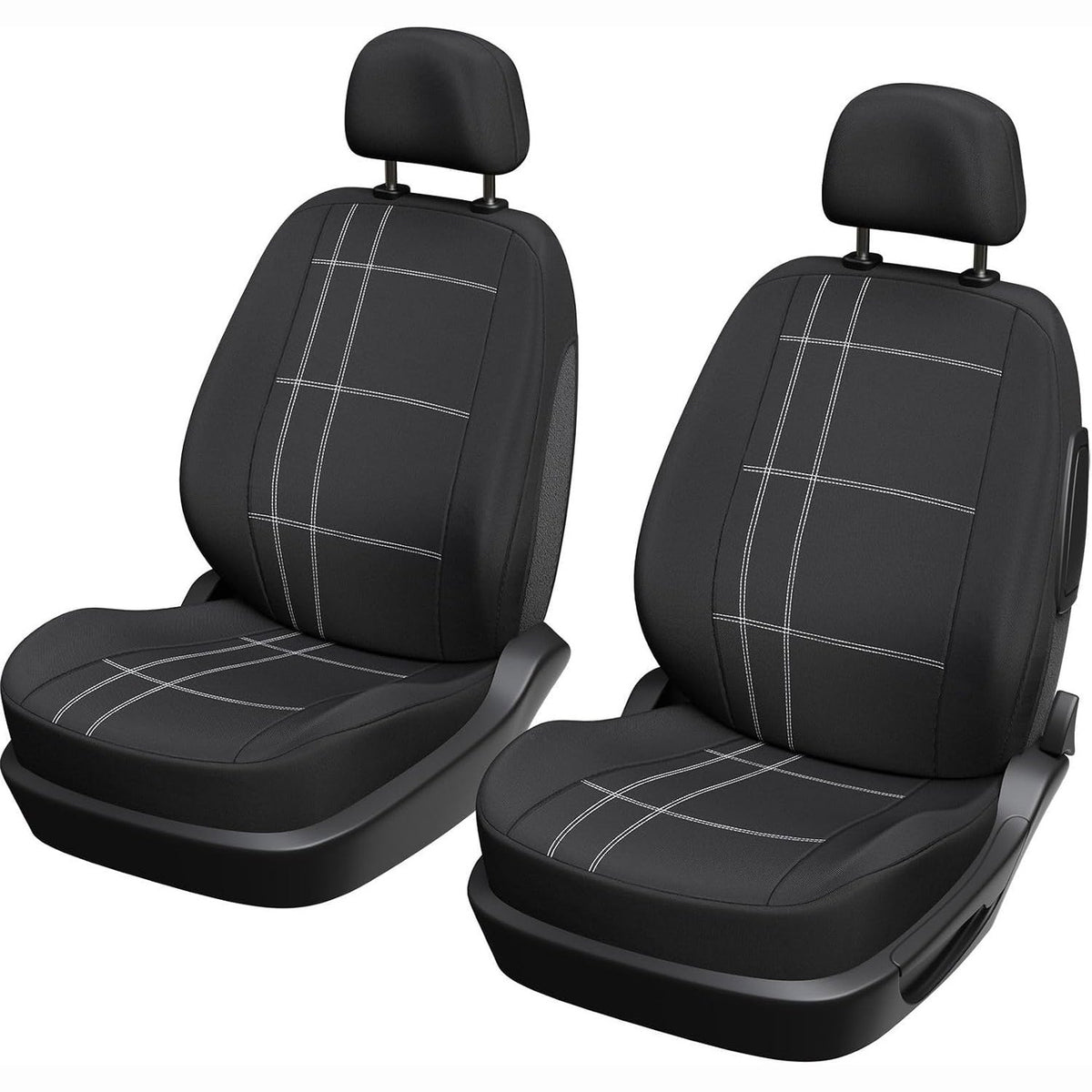 313721 - Set Mbulesash XL me 2 Mbulesa për Sediljet e Përparme të Makinës, Airbag të Zi ISOFIX, të Papërshkueshëm nga Uji