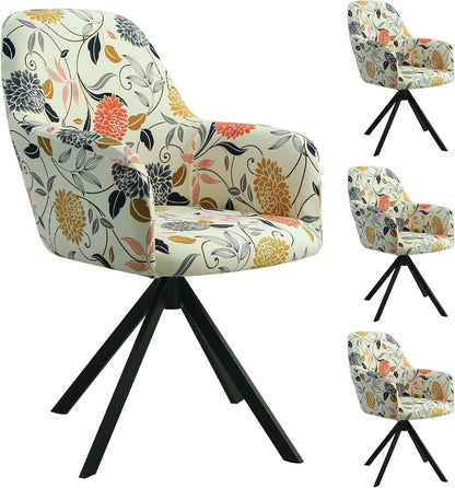 256449 - SET MBULESHASH KARRIGESH IGTOPS 2/4: Elastike për zyrë, kompjuter, karrige rrotulluese, universale me mbështetëse krahësh, të lëvizshme dhe të lahet, për shtëpi, dhomë ndenjeje, dhomë ngrenie