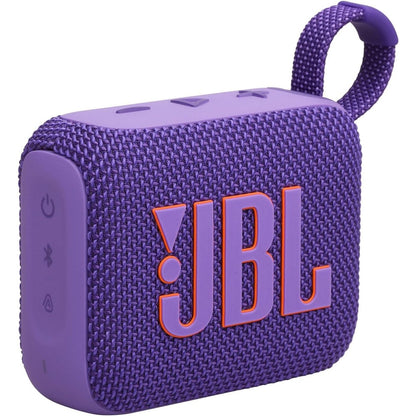268215 - JBL GO 4, Altoparlant Ultra Portativ Bluetooth, Tingull JBL Pro, Bas i Fuqishëm, Jetëgjatësi Baterie 7-Orë, IP67 Rezistente ndaj Ujit dhe Pluhurit, Vjollcë