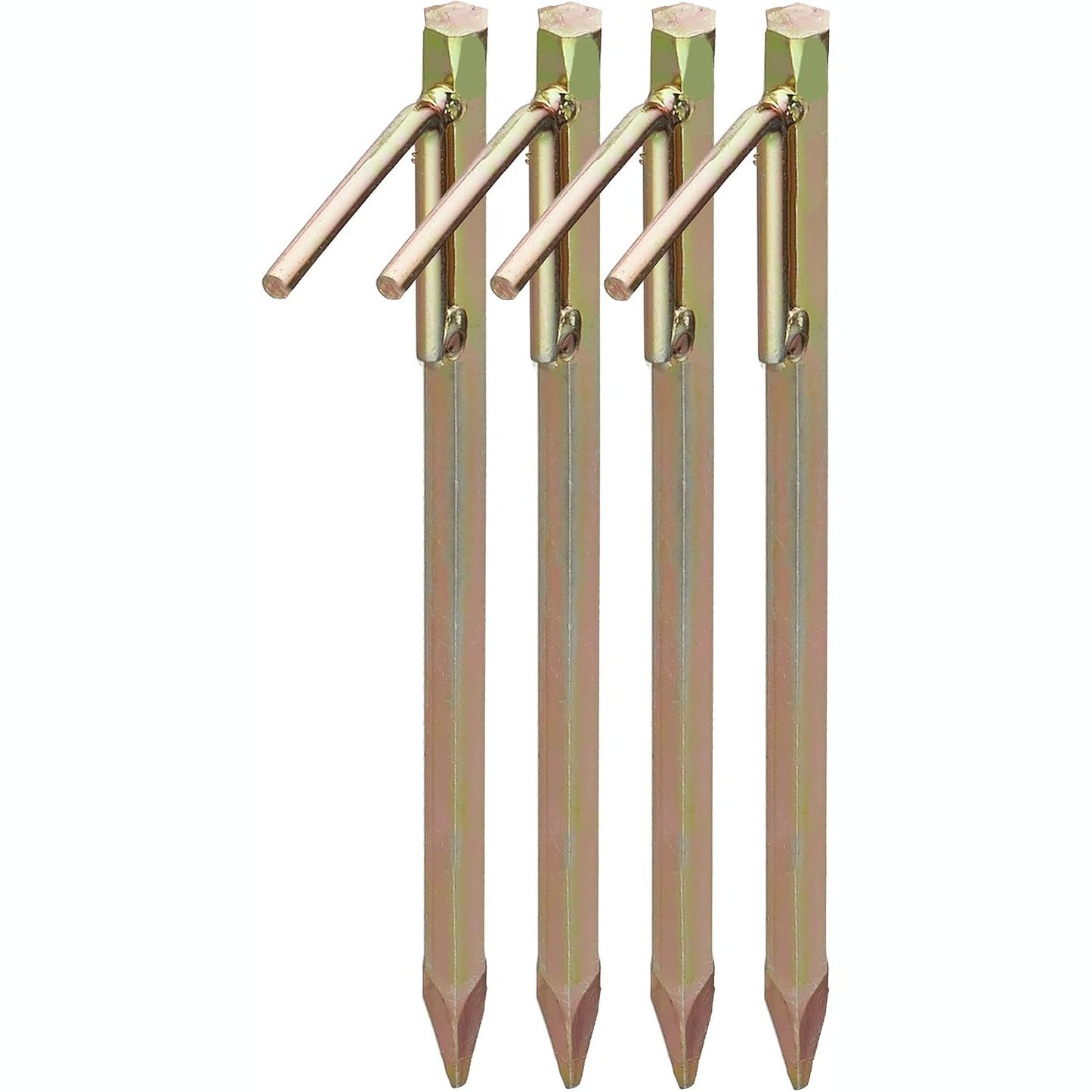 288960 - Relaxdays Set me 4 pjesë Bodeker, spiranca toke 30.5 cm, aksesorë tendash, çelik i galvanizuar, për ngulje me çekiç