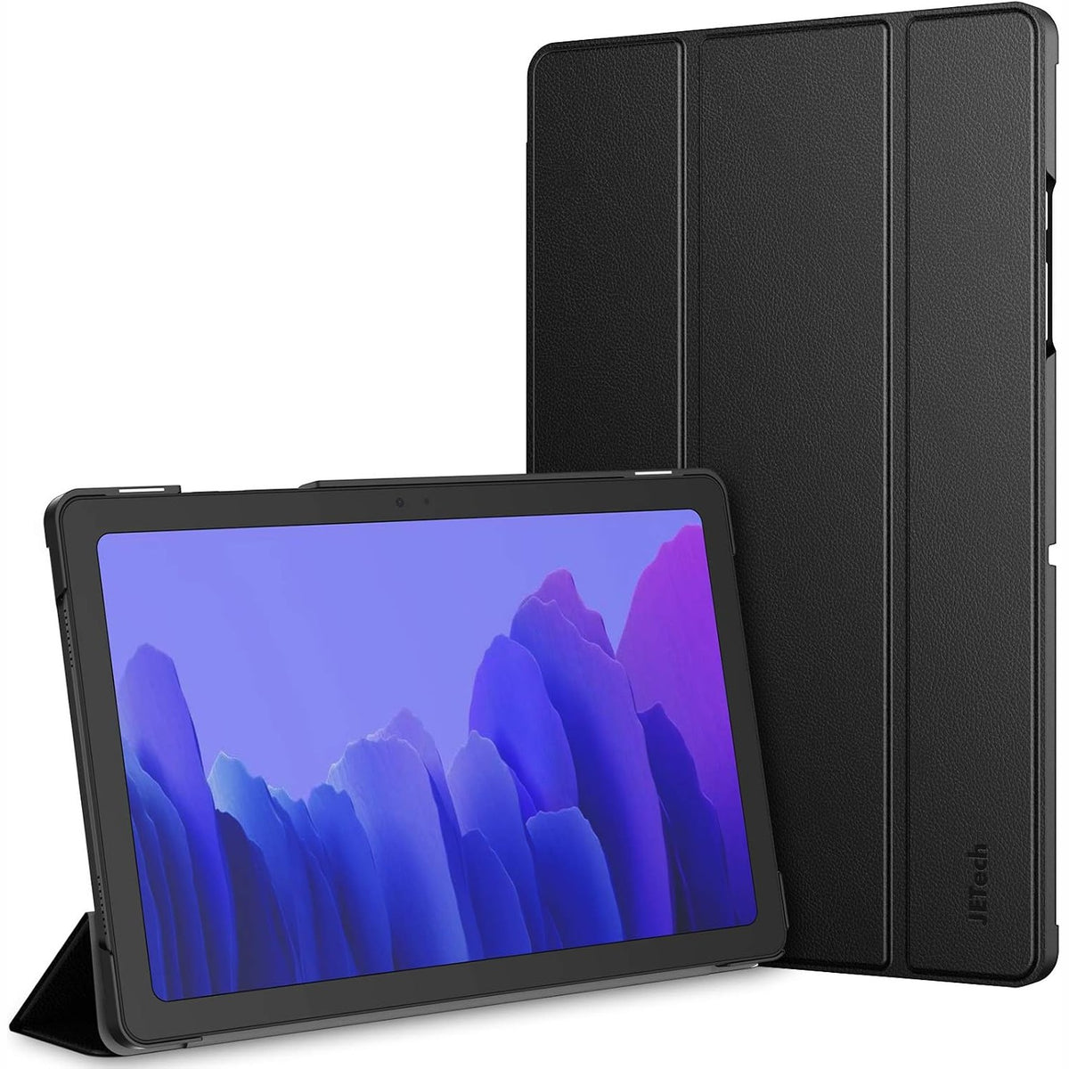 296242 - JETech Mbështjellëse për Samsung Galaxy Tab A7 10.4 inç 2020 (SM-T500 / T505 / T507), mbrojtëse e fortë me mbështetëse të hollë (e zezë)