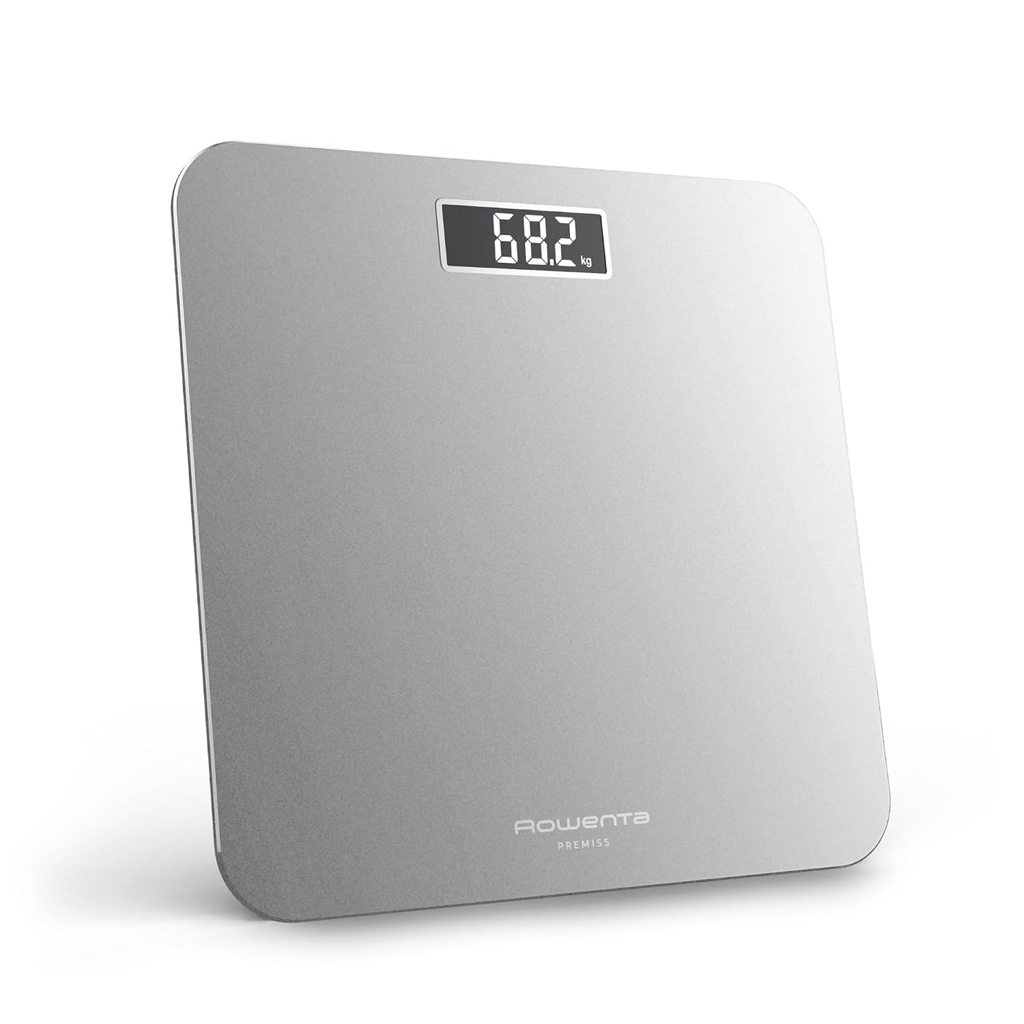 317671 - ROWENTA Peshore Banjo Premiss 2.0, ekran LCD, deri në 160 kg, 2.2 cm e lartë, 30x30 cm, Argjend, BS1801V0