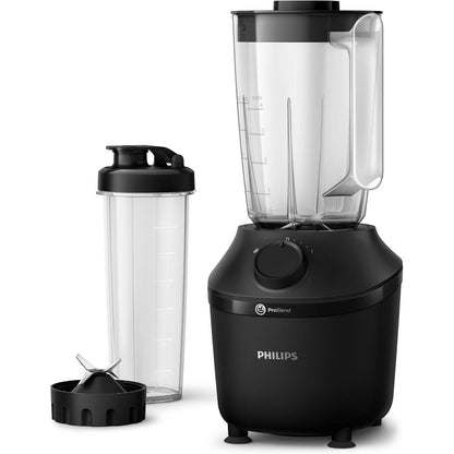 277429 - PHILIPS Blender Seria 3000 HR2041/41, 450W, tas 1.9L, tehe çeliku inox, përfshin shishe uji, e zezë