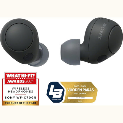 272799 - SONY WF-C700N – Kufje pa tel Bluetooth me anulim zhurme, IPX4, deri në 20 orë jetëgjatësi baterie, karikim i shpejtë, iOS dhe Android, të zeza