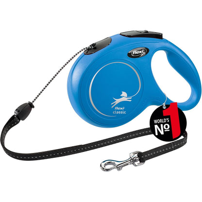 228329 - LITAR flexi® Classic M 8 m blu, zinxhir i tërheqshëm për qen deri në 20 kg