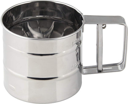 228845 - ZENKER Sitë PATISSERIE me një dorë, çelik inox, 1 copë, argjendi