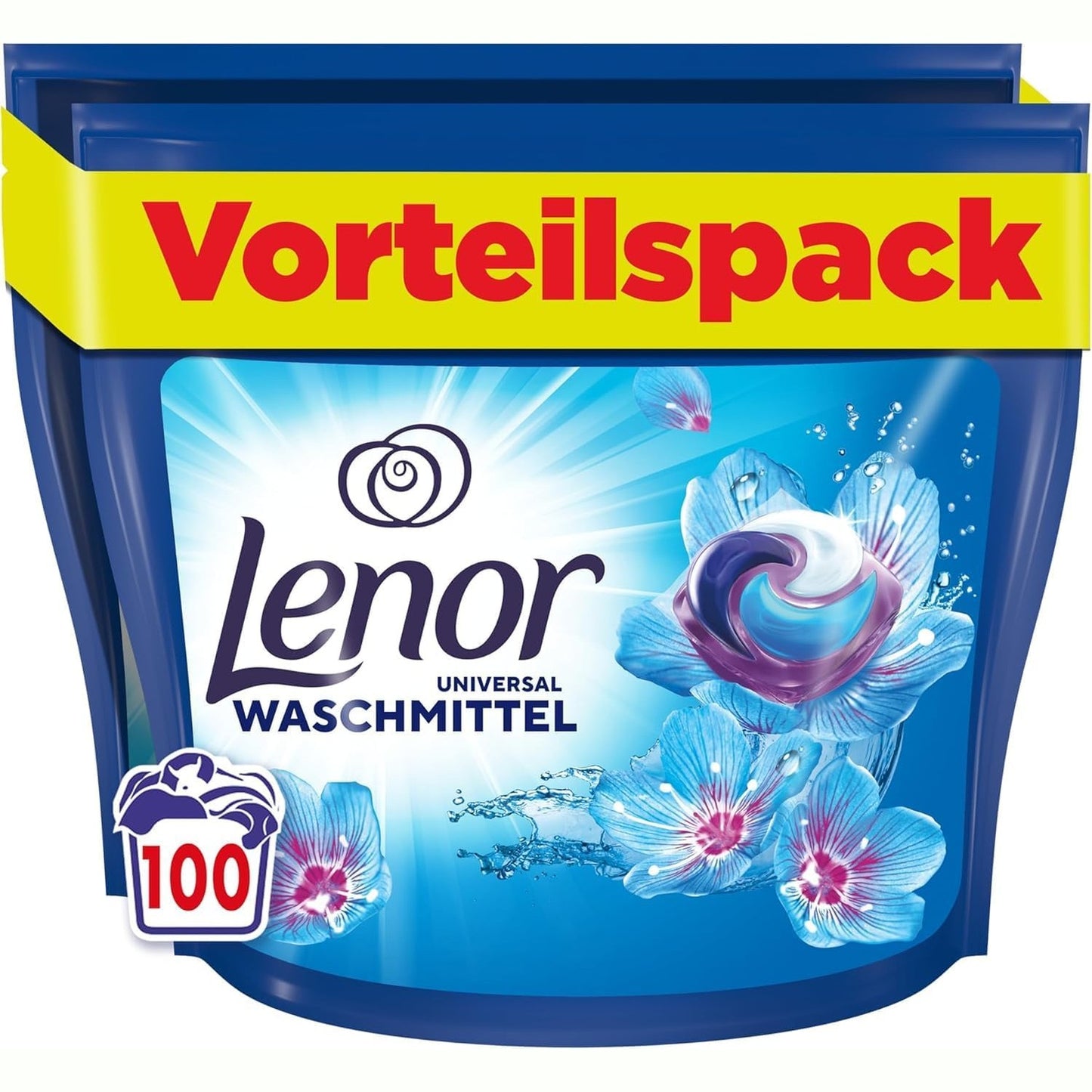 316519 - LENOR, Kapsula detergjenti për larje rrobash, 100 larje, April Fresh, detergjent shumëpërdorimësh, freski që zgjat