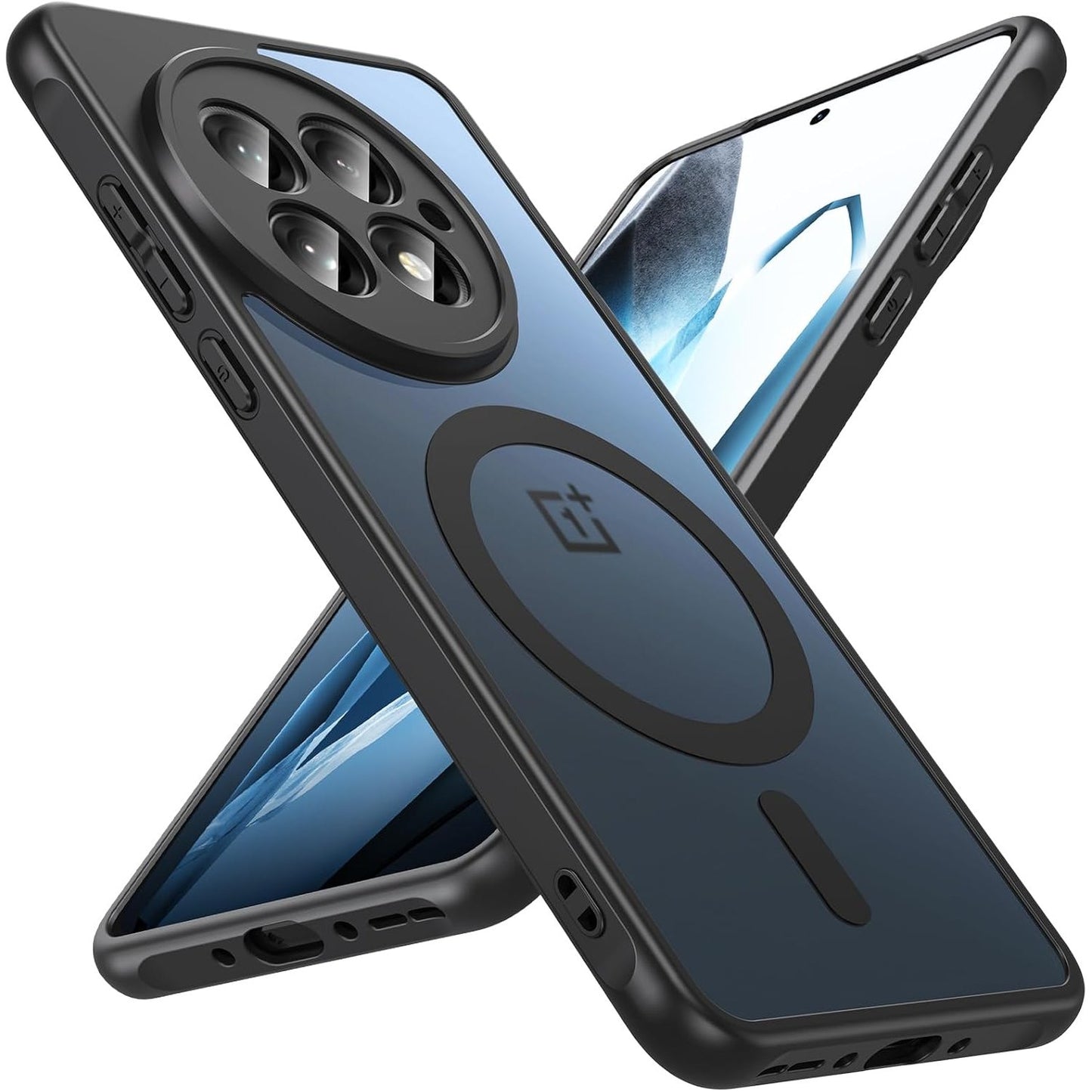 273949 - BESINPO Mbështjellës për OnePlus 13, Mbështjellës Magnetik [I pajtueshëm me MagSafe], i fortë mat, transparent, rezistent ndaj goditjeve, për OnePlus 13 (i zi)