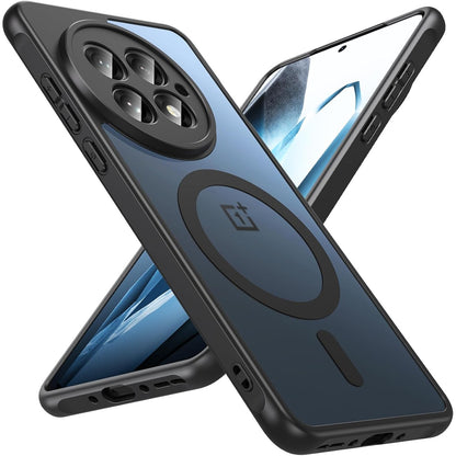 273949 - BESINPO Mbështjellës për OnePlus 13, Mbështjellës Magnetik [I pajtueshëm me MagSafe], i fortë mat, transparent, rezistent ndaj goditjeve, për OnePlus 13 (i zi)