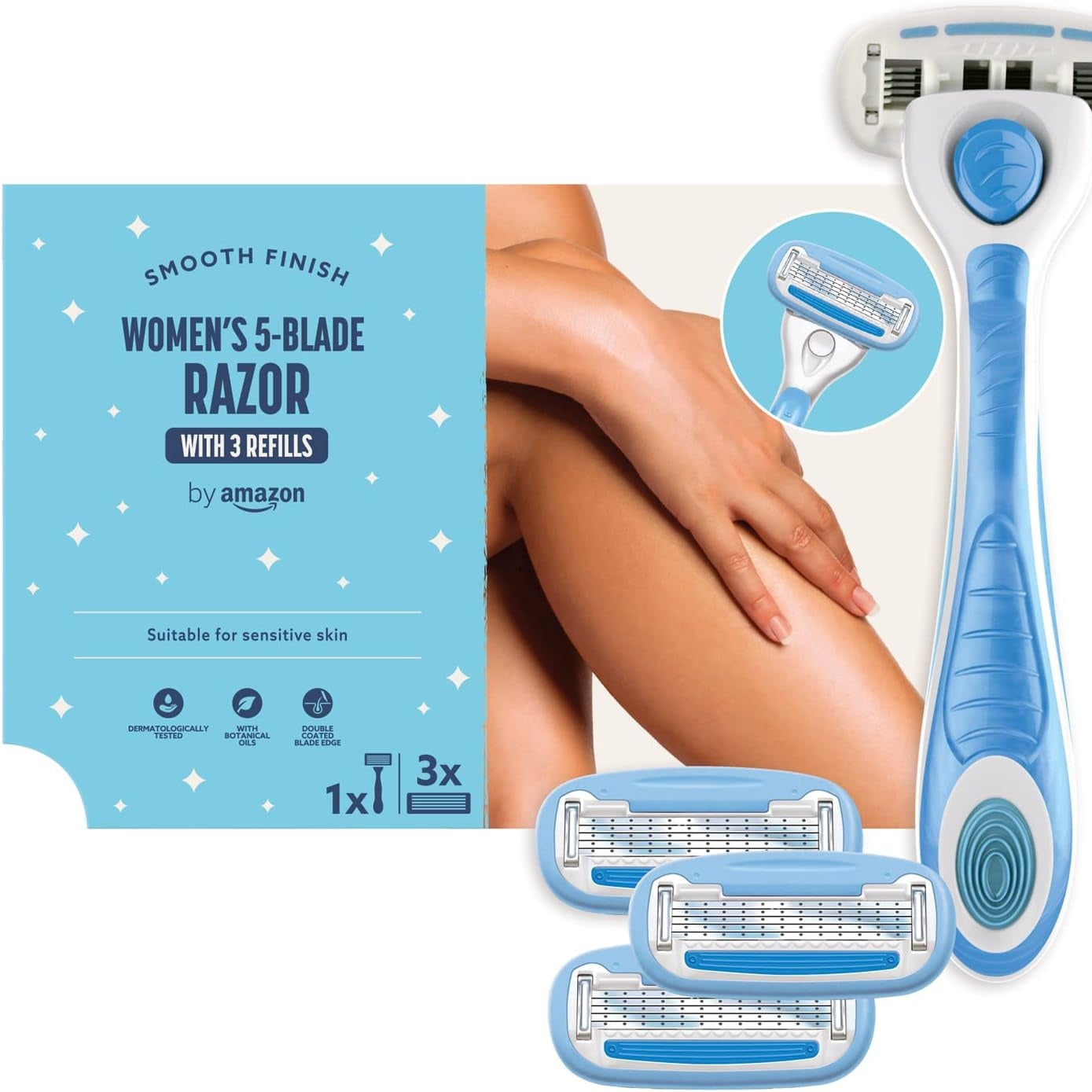 318743 - Amazon, pako me 3 mbushje + brisk me 5 tehe për femra.