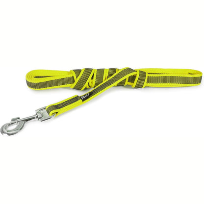 220103 - JULIUS-K9 SUPER-GRIP CORREA SIN ASA ME NGJYRA DHE GRI 20 MM X 3 M GRI NEON