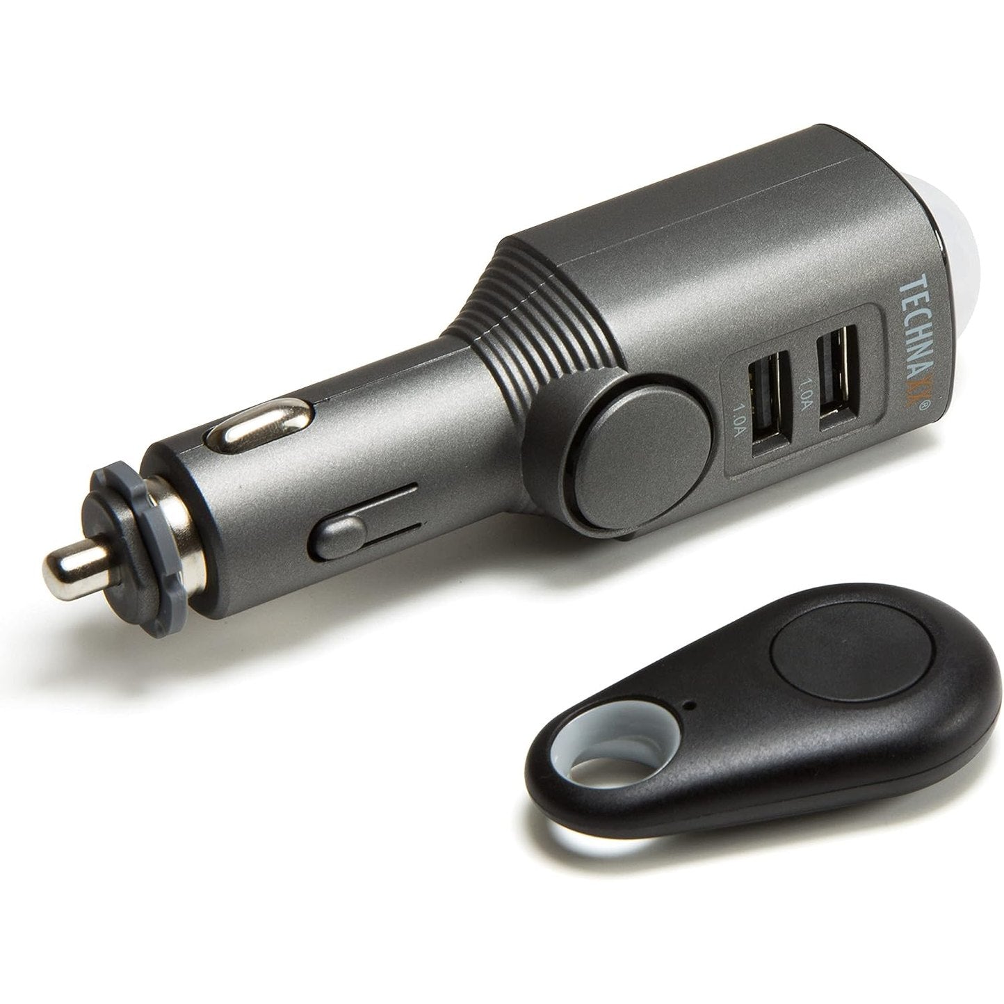 268511 - TECHNAXX Alarm AUTO me detektim lëvizjeje, telekomandë dhe karikues makine me 2 porta USB (TX-100)