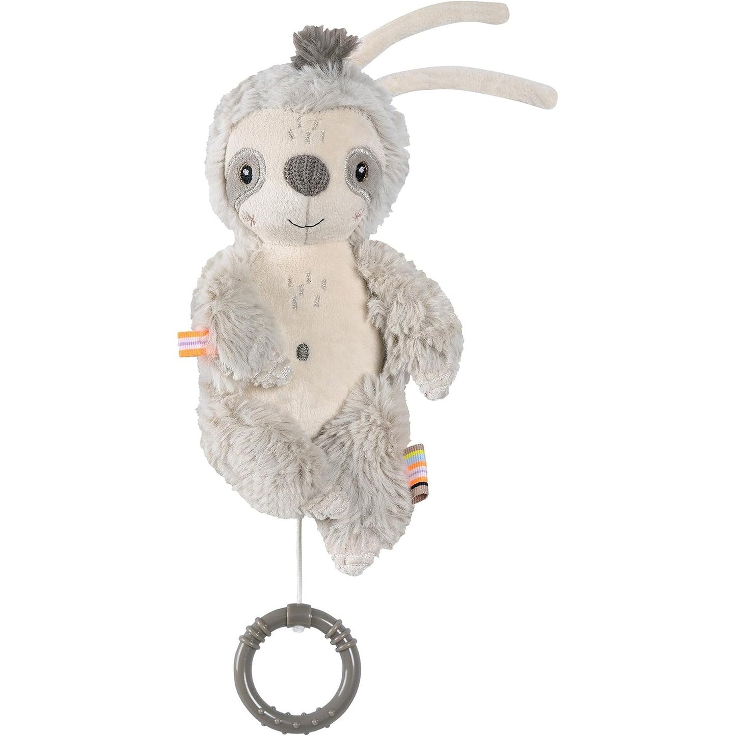 294194 - FEHN Mini Sloth Kutia Muzikore, Lodër për Qepje dhe Ndihmë për Gjumë, Melodi "A e dini sa yje ka?", për Foshnje dhe Fëmijë 0+ muajsh