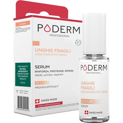 307574 - PODERM THONJ TË DOBËT PAS KIMIOTERAPISË - Serum Silikoni Qetësues, Forcues dhe Riparues - Kujdes Profesional - Prodhuar në Zvicër
