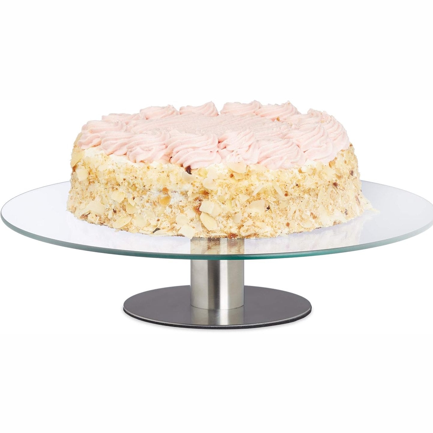 224361 - RELAXDAYS Standë Torte Rrotulluese, Ø 30cm, Transparente, 1 copë