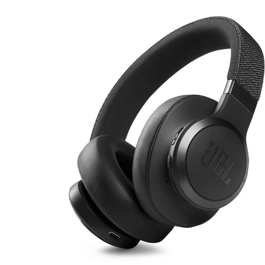 103715 - JBL LIVE 660 NC, Kufje Bluetooth mbi vesh me Anulim Adaptues të Zhurmës, Kufje të Palosshme, me Jetëgjatësi Baterie deri në 50 Orë, e Zezë