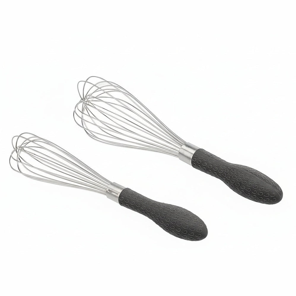 225008 - Amazon Basics Set Rrahësesh Çeliku Inox, 2 Copë, Gri