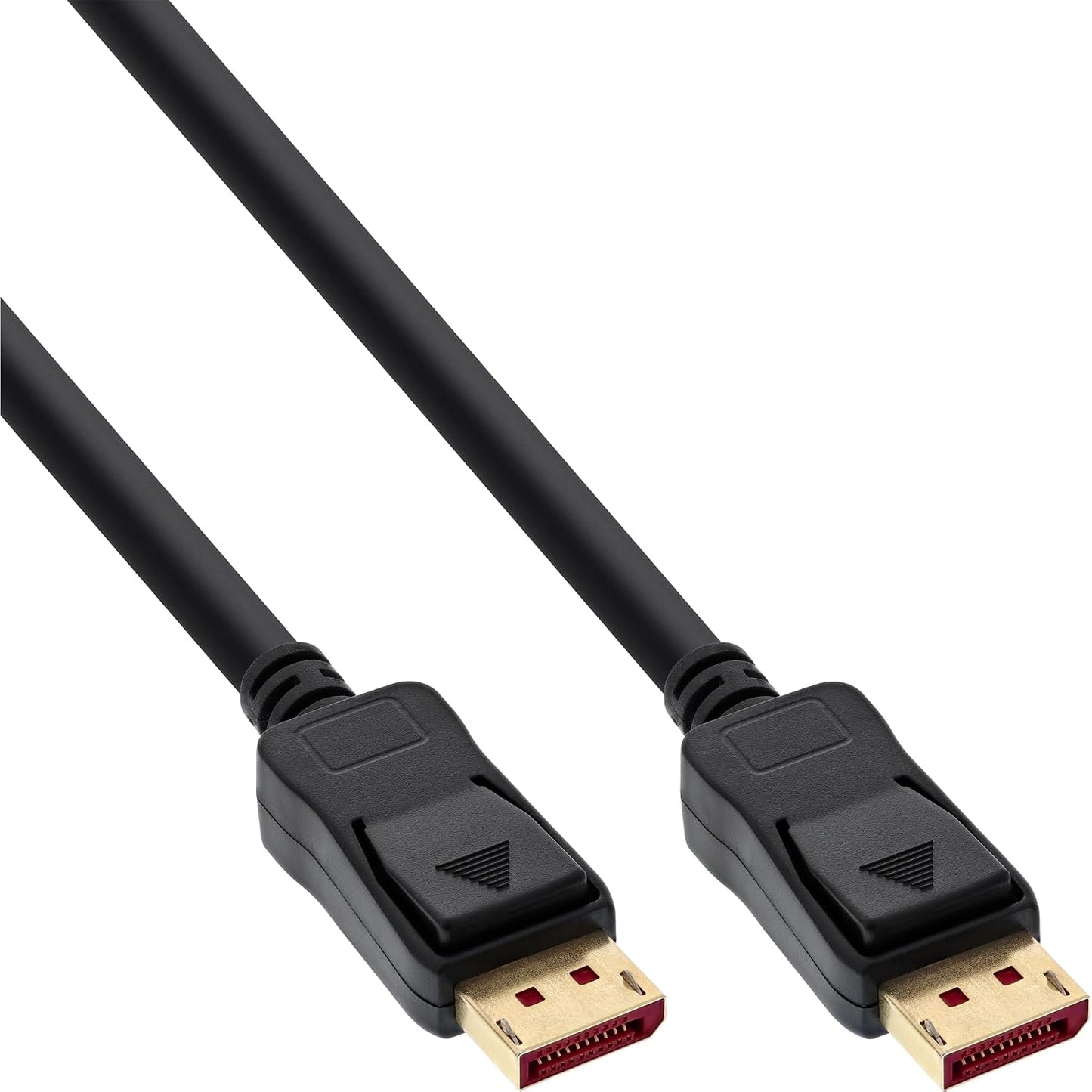 267435 - INLINE - Kabllo DisplayPort 1.4, 1 m, kontakte të veshura me ar, 8K@60Hz, 4K@120Hz, HDR, e zezë, 15301